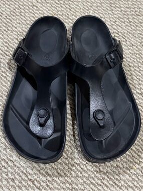 Birkenstock Gizeh EVA Black Slide Sandals Size 37(US6-6.5)